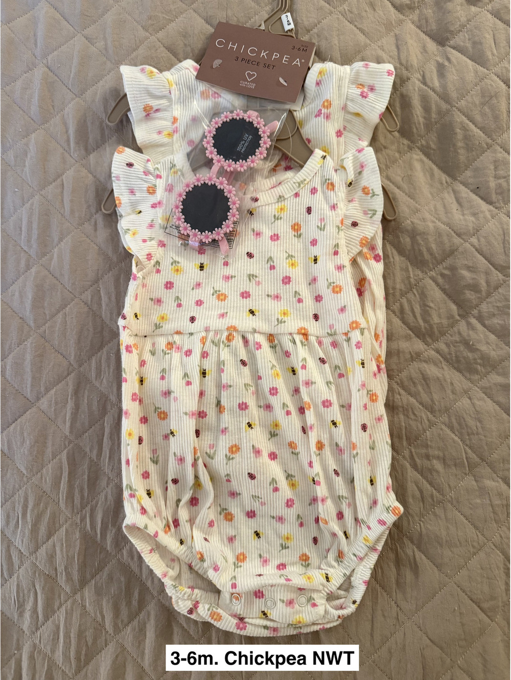3-6m. Chickpea 3pc. Set NWT